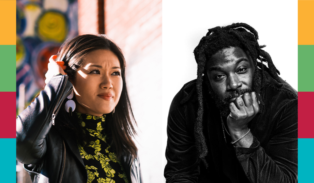 Qian Julie Wang and Jason Reynolds